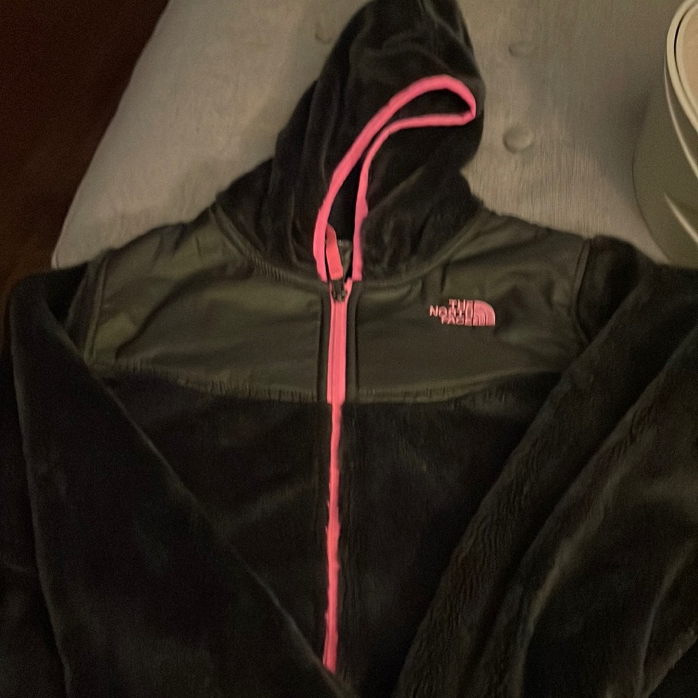 North face fleece gray color brand new !